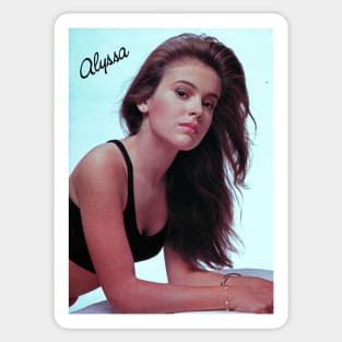 alyssa milano stickers Sticker